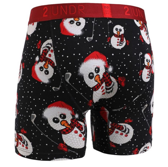 2Undr Swing Shift Boxer Brief Prints - Black Frost