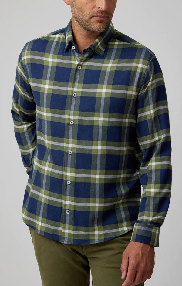 Stone Rose Long Sleeve Twill Long Sleeve Shirt