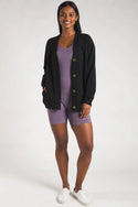 Terrera Yasmine Button Front Bamboo Cardigan