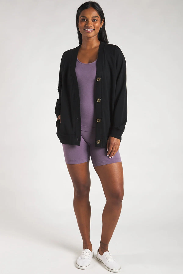 Terrera Yasmine Button Front Bamboo Cardigan