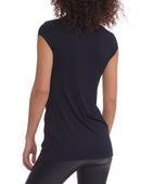 Commando Butter Draped Mock Short Sleeve Top-2