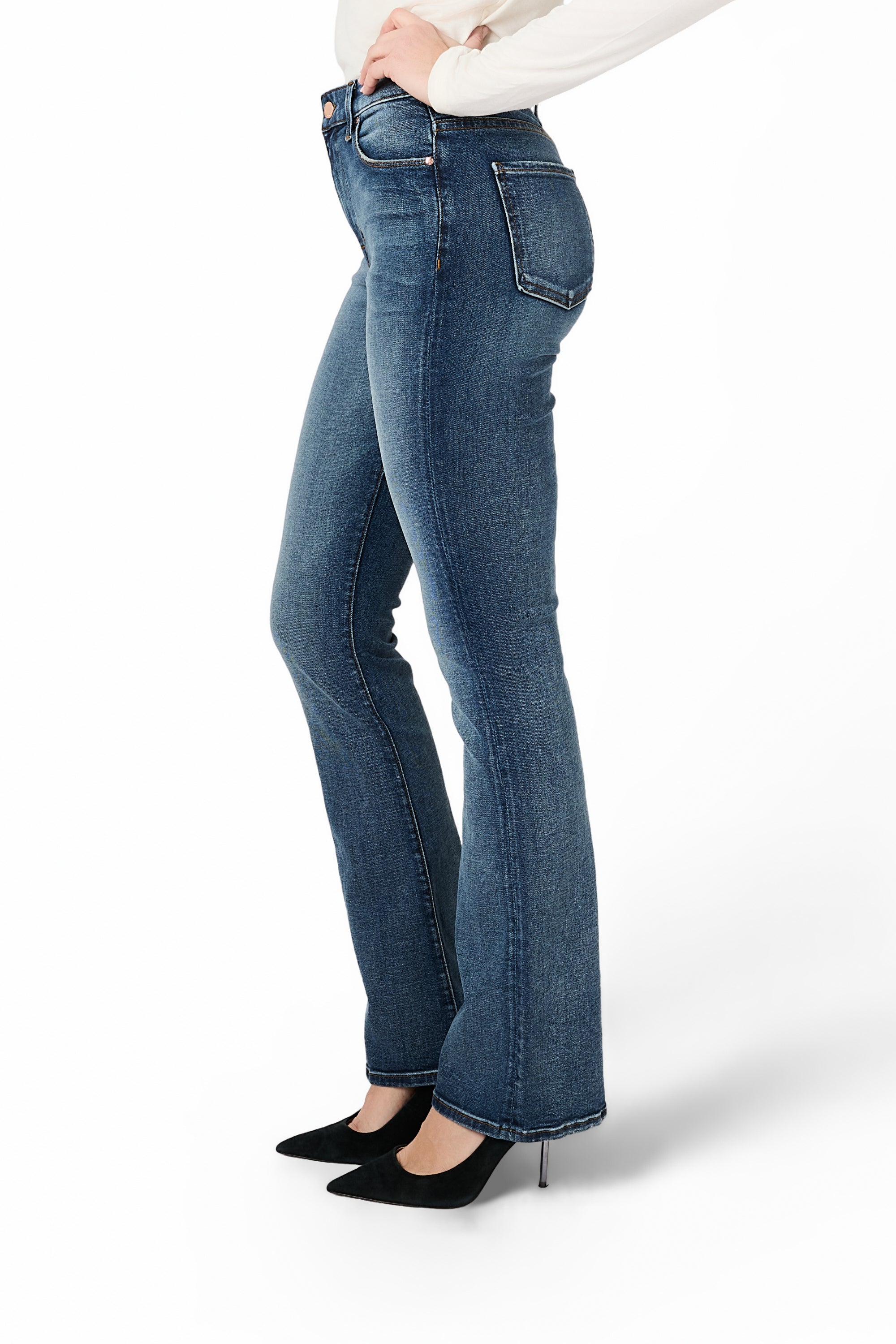 Fidelity Lily High Rise Skinny Bootcut