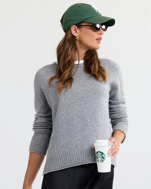 Essential Cashmere Crew by Pura Cashmere