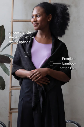 Terrera Valencia Bamboo Triangle Scarf - 0