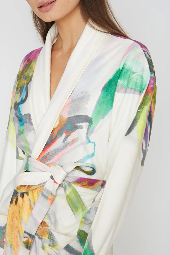 Wrap up Aquarelle Short Robe