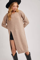 High Slit Longline Pullover-23