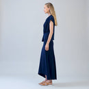 Clara Sunwoo Cascade Drape Hi-Low Maxi Skirt – Travel-Friendly, Wrinkle-Free-4