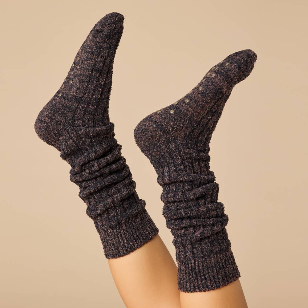 Softies Women's Soft, Cozy, Slouchy Marshmallow Socks with Grippers