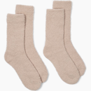 Cozy Cloud Socks - Ivory-11