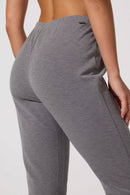 Cozy Fleece Slim Jogger - Htr Steel Grey-5