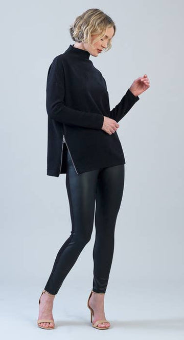 Clara Sunwoo Ultra Soft Ribbed Tunic Sweater - 0