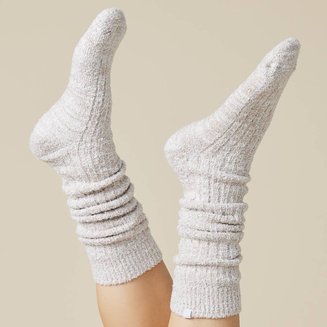 Softies Women's Soft, Cozy, Slouchy Marshmallow Socks with Grippers