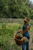 Mace | Raffia Straw Bucket Hat | Brown-3