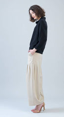 Clara Sunwoo Ribbed Crossover Petalneck Sweater-8