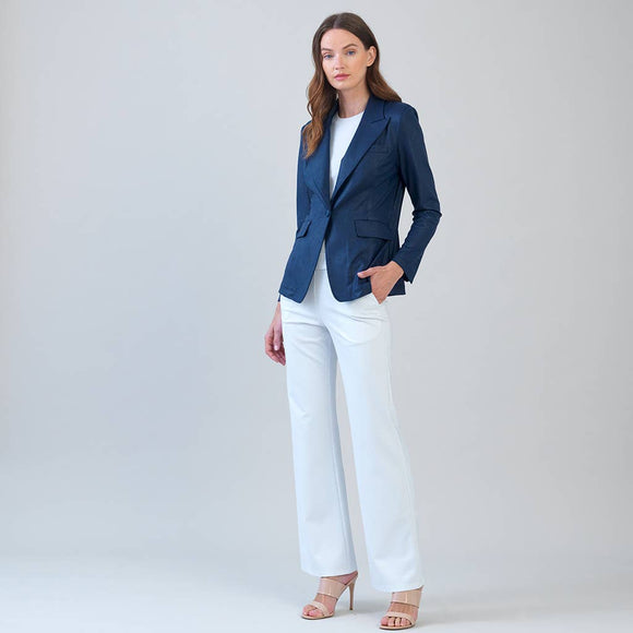 Clara Sunwoo Liquid Leather ™ Signature Pocket Blazer
