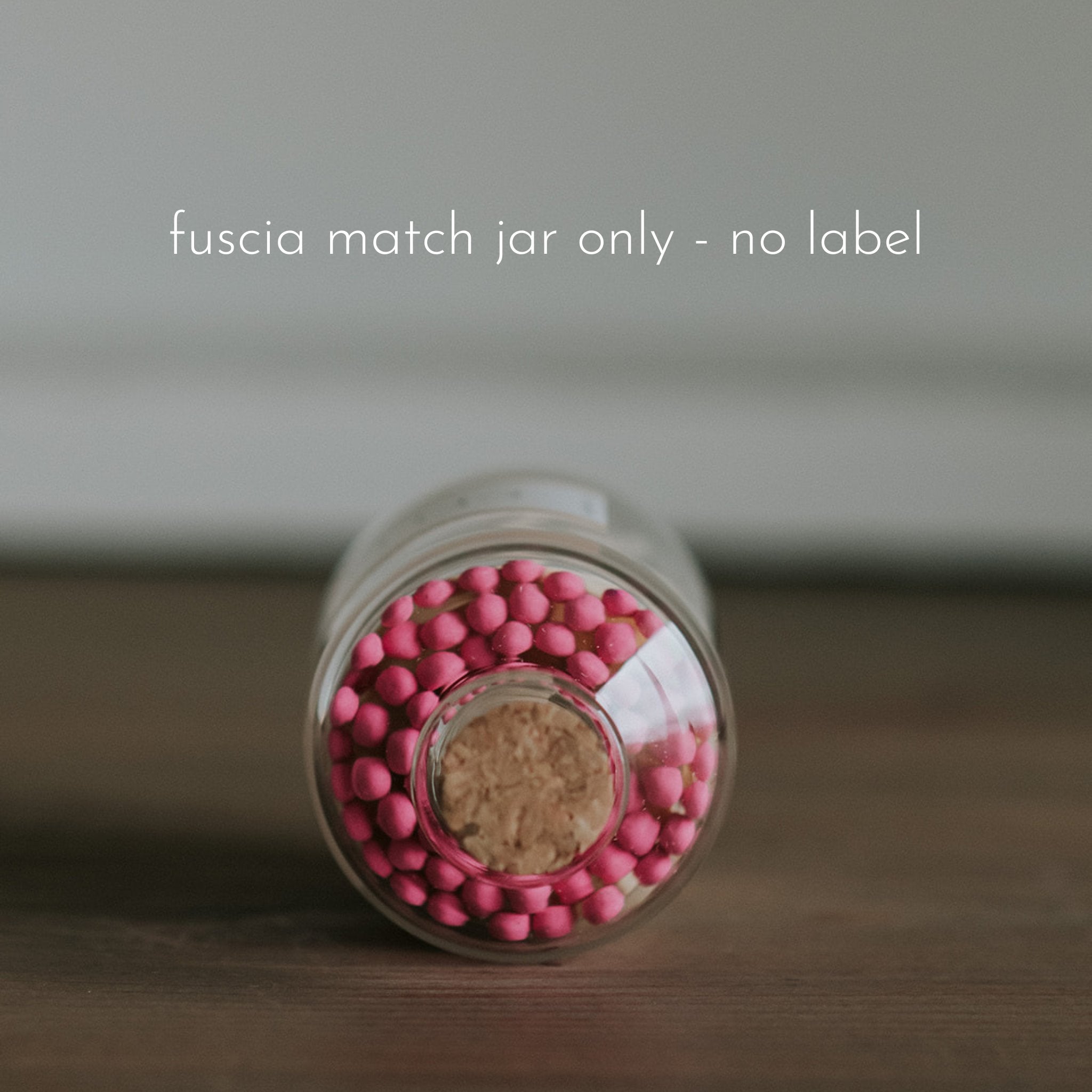 Apothecary Matches: Color Tip Jar Matchsticks: Unlabelled - My Filosophy