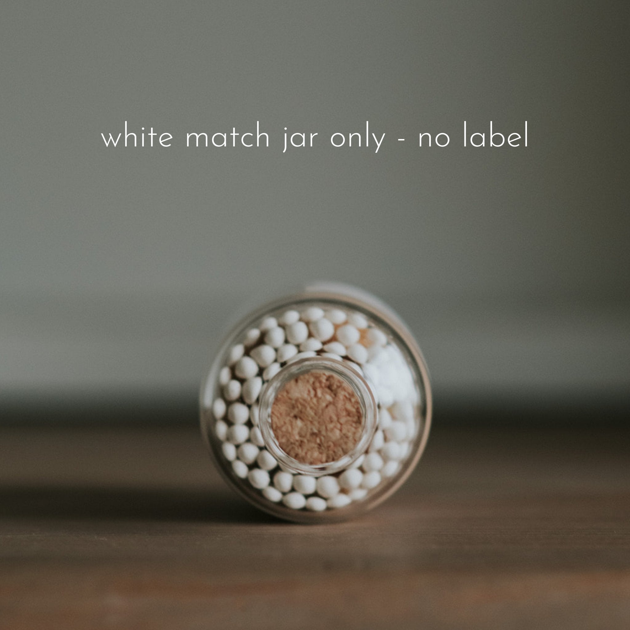 Apothecary Matches: Color Tip Jar Matchsticks: Unlabelled - My Filosophy