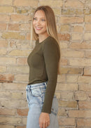 Inherit Essential Ribbed Long Sleeve Tee-5