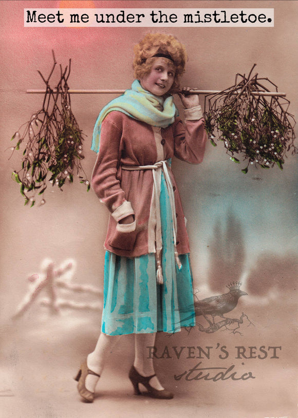 Meet Me Under The Mistletoe. Christmas Card - ARRIVING SOON
