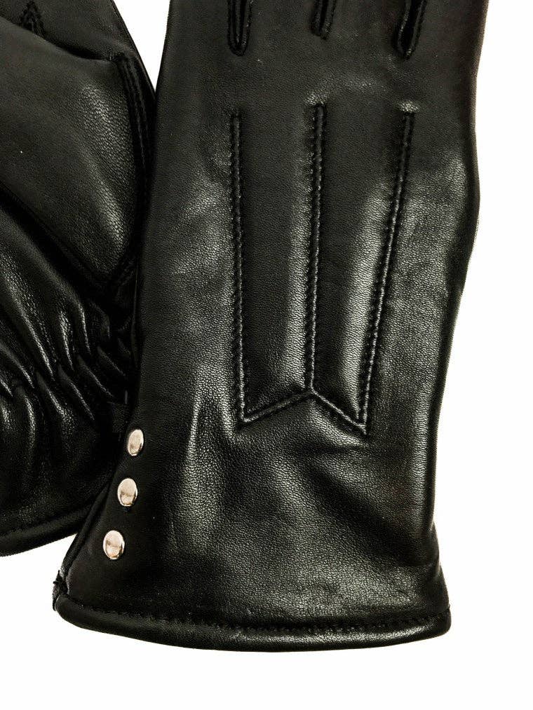 Hides Women's Lambskin Leather Gloves-2