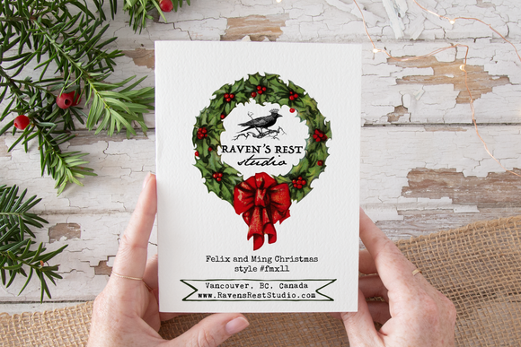 Funny Christmas Card. Really Into Groceries and Gas. Vintage