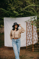 West Von Daphne Raffia Straw Bucket Hat-5