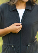 Scout Zip Front Athletic Midi Dress-8