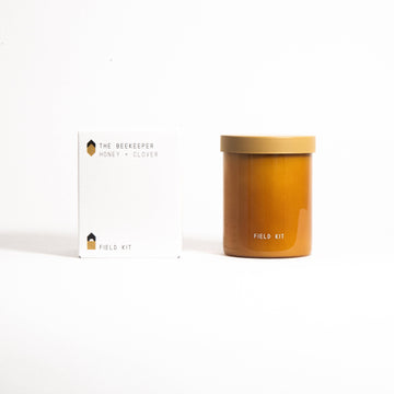 Field Kit The Beekeeper Candle – Honey + Clover | 8 oz