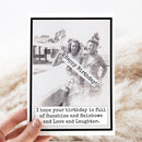 Birthday Card. Full of Sunshine and Rainbows Love and Laugh - My Filosophy