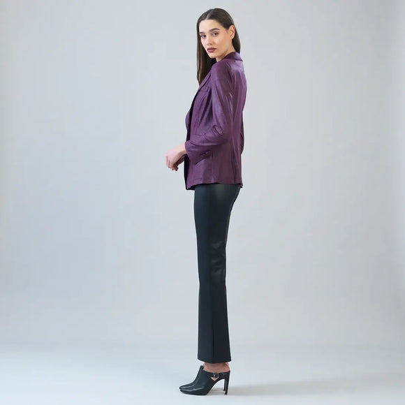 Clara Sunwoo Liquid Leather ™ Signature Pocket Blazer