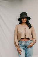 West Von Daphne Raffia Straw Bucket Hat-3