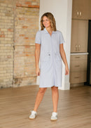 Scout Zip Front Athletic Midi Dress-4