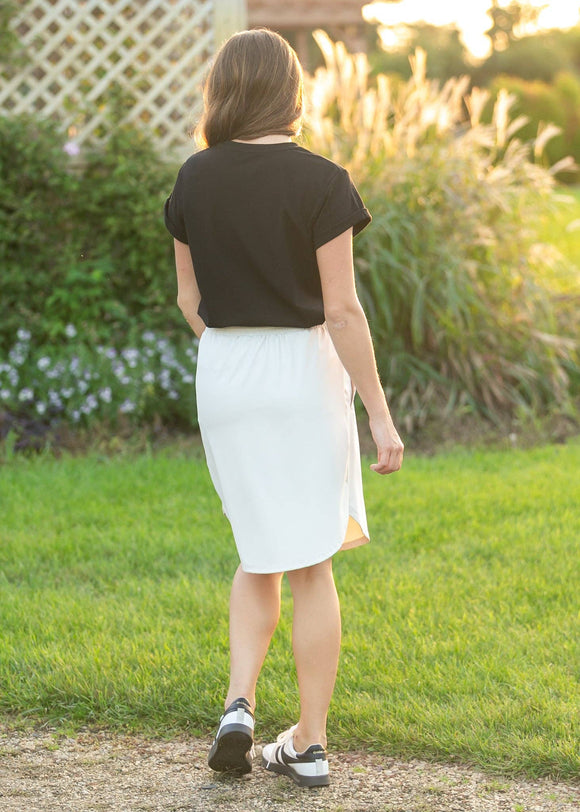 Inherit Kenedi Bone White Sport Skirt