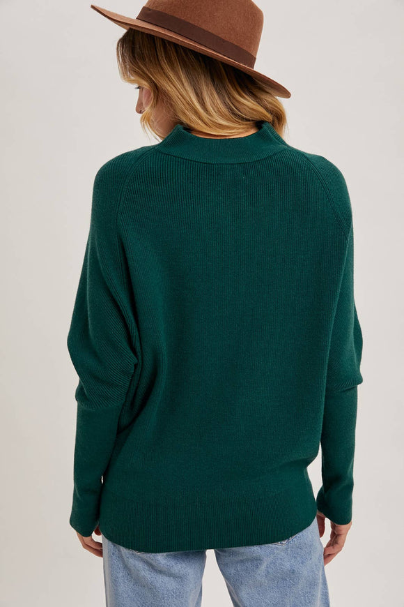 Slouch Dolman Sleeve Pullover - RESTOCKING