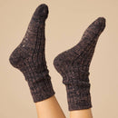 Softies Cozy Marshmallow Crew Socks with Grippers for Women-7