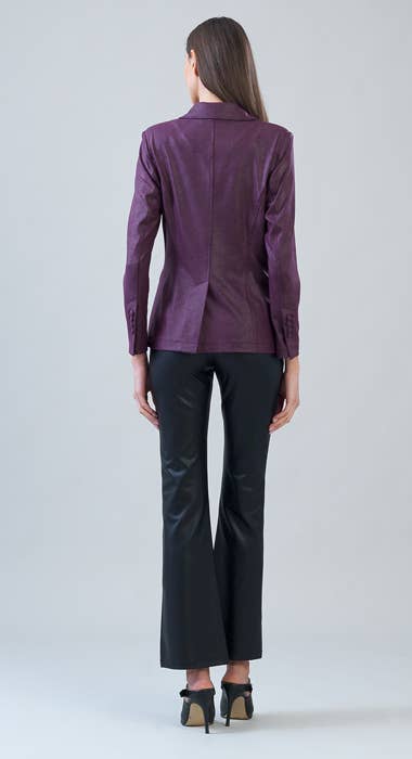 Clara Sunwoo Liquid Leather ™ Signature Pocket Blazer