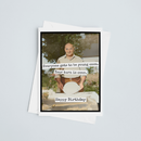 Birthday Card. Your Turn Is Over. Vintage Photo Card for Man-4