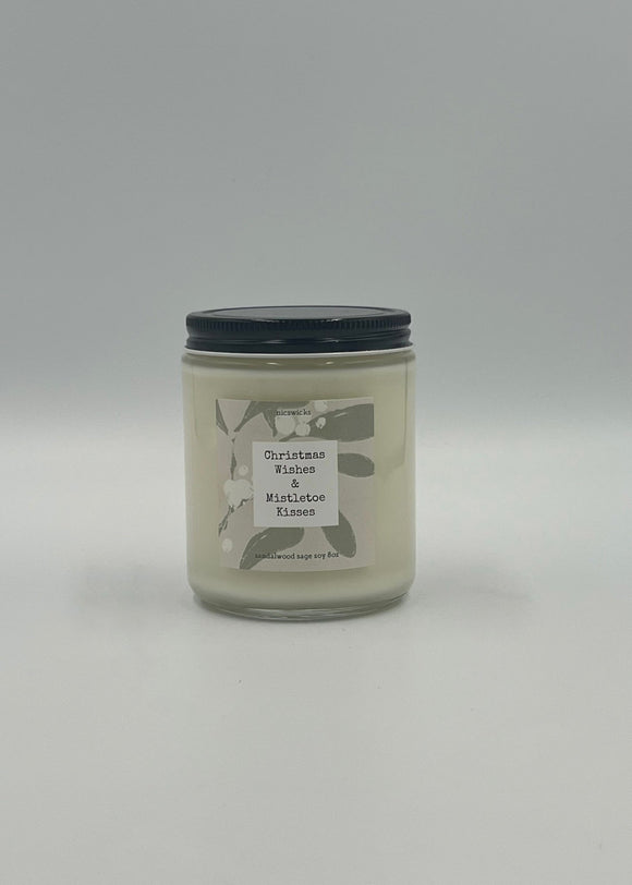 Candle - Christmas Wishes & Mistletoe Kisses 8oz - My Filosophy