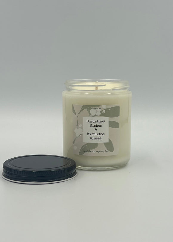 Candle - Christmas Wishes & Mistletoe Kisses 8oz - My Filosophy