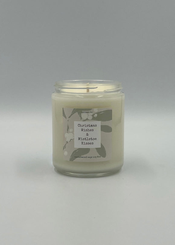 Candle - Christmas Wishes & Mistletoe Kisses 8oz - My Filosophy