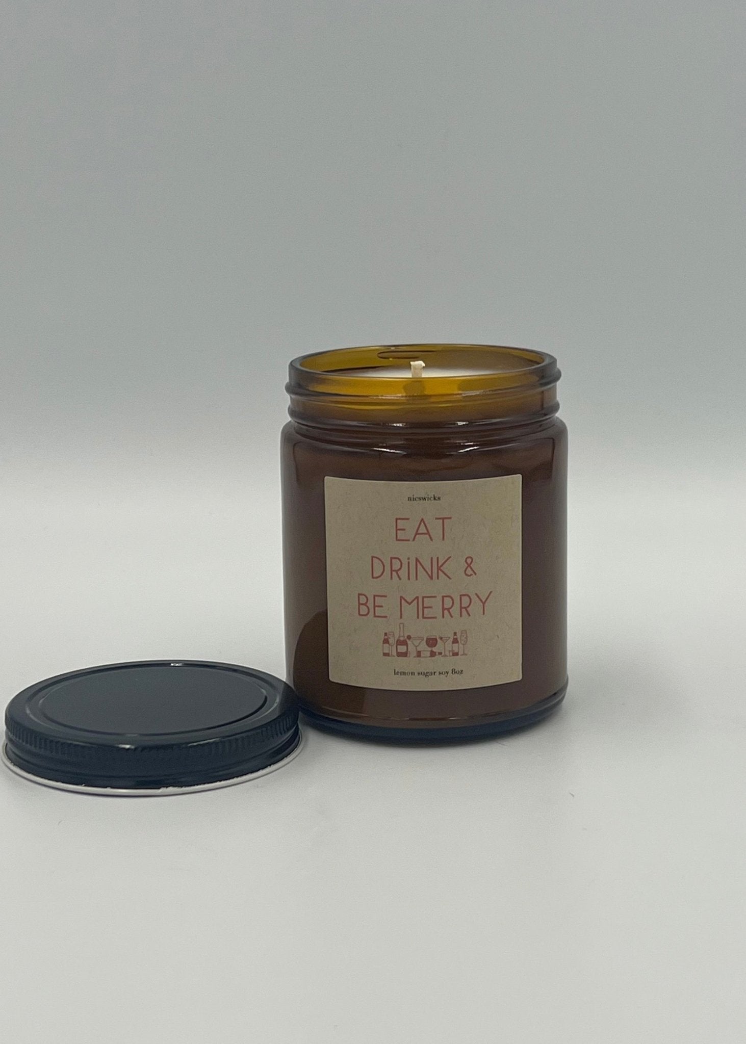 Candle - Eat Drink & Be Merry 8oz - My Filosophy