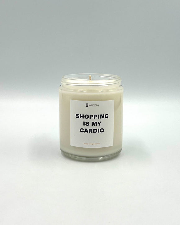 Candle - Shopping is my Cardio 8oz - My Filosophy