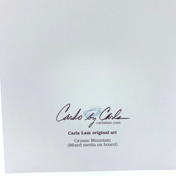 Carla Lam Original Art Card 4.75 x 4.75 - My Filosophy