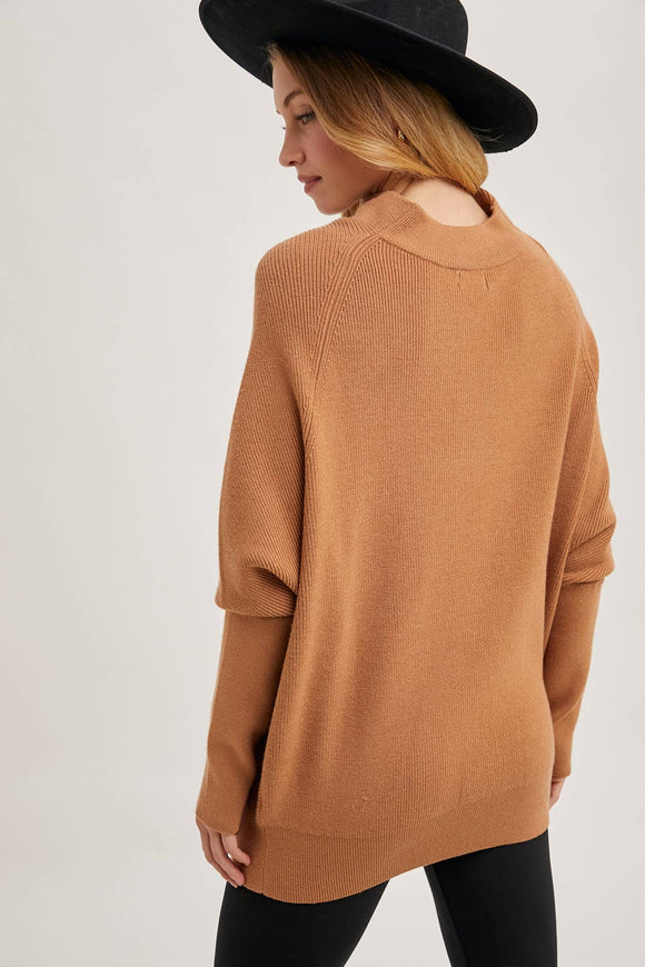 Slouch Dolman Sleeve Pullover - RESTOCKING