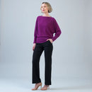 Clara Sunwoo Light Weight Boat Neck Blouson Sweater-8