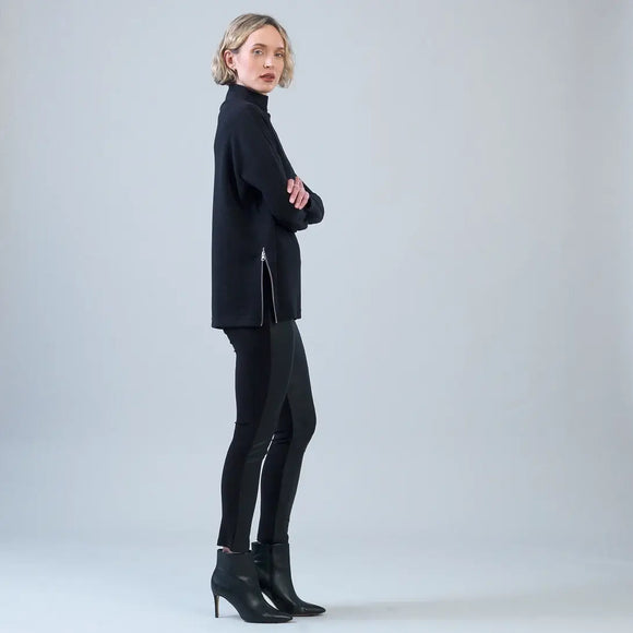 Clara Sunwoo Ultra Soft Ribbed Tunic Sweater