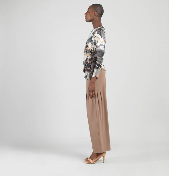 Clara Sunwoo Gauze Knit Side Tie Waist Top - Petal Whisper - ARRIVING SOON