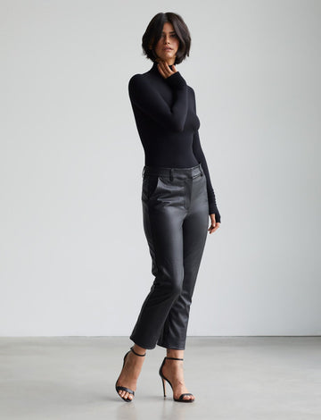 Commando Faux Leather 7/8 Trouser - My Filosophy