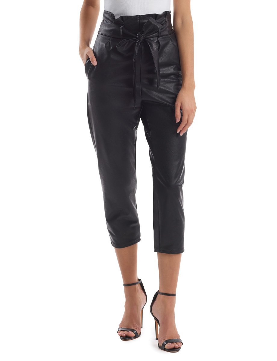Commando Faux Leather Paperbag Pant - My Filosophy