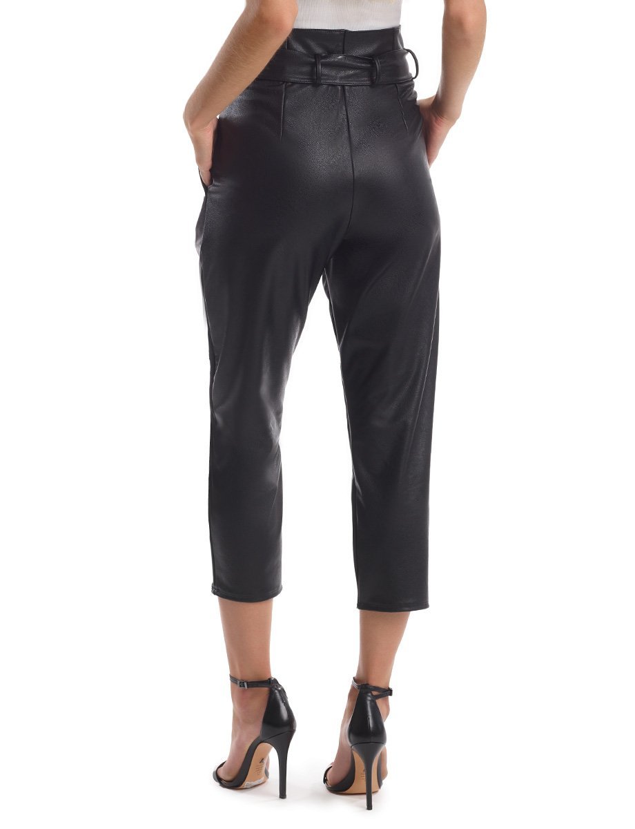 Commando Faux Leather Paperbag Pant - My Filosophy